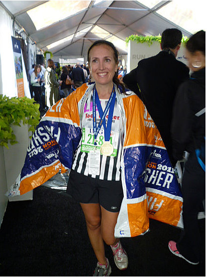 2011 New york City Marathon finish line Footlocker Five Boro Challenge 3